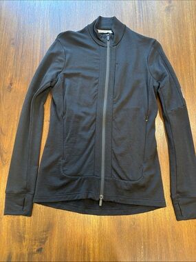 Icebreaker Women's Black Full-Zip Merino Jacket